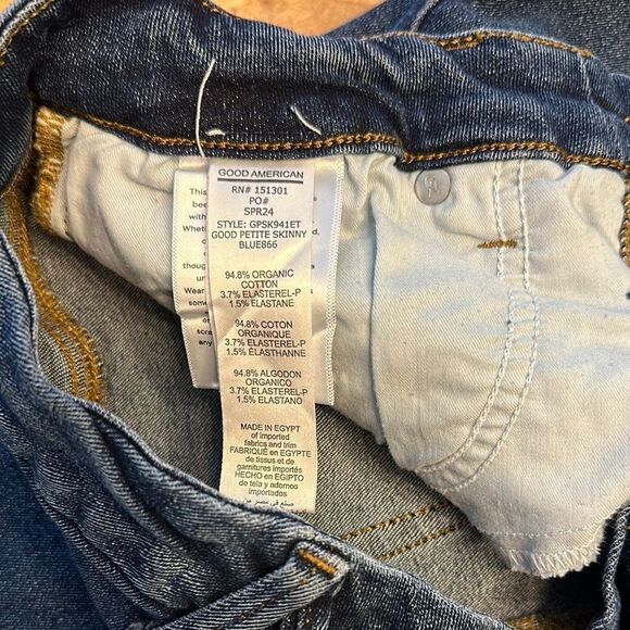 Good American Denim Blue Skinny Jeans - Picture 6 of 7